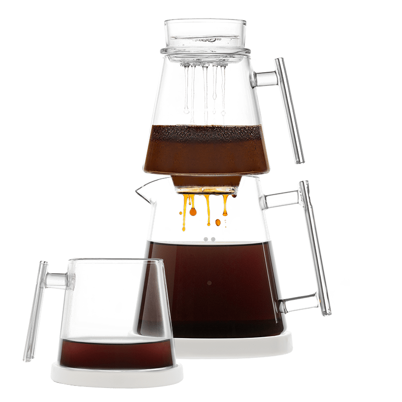 Pure Over Signature Versatile Glass Carafe – Perfect for Coffee - Anara Lifestyle