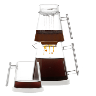 Pure Over Signature Versatile Glass Carafe – Perfect for Coffee - Anara Lifestyle