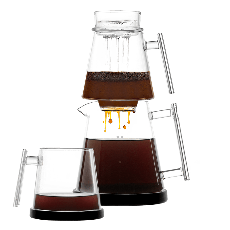 Pure Over Signature Versatile Glass Carafe – Perfect for Coffee - Anara Lifestyle