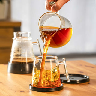 Signature 14 oz Glass Coffee Mug