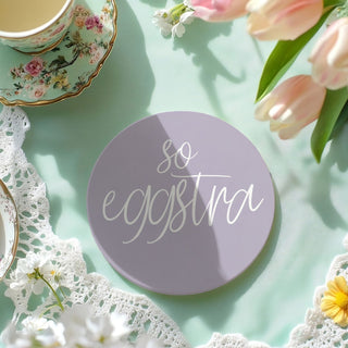Easter & Spring Ceramic Coasters – Matte Finish Seasonal Collection (4