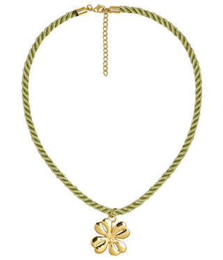 Rope Necklace with Charm