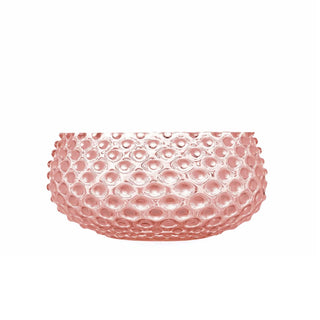 Hobnail Glass Bowl in Rose Bronze – Large