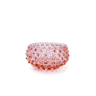 Hobnail Glass Bowl in Rose Bronze – Small