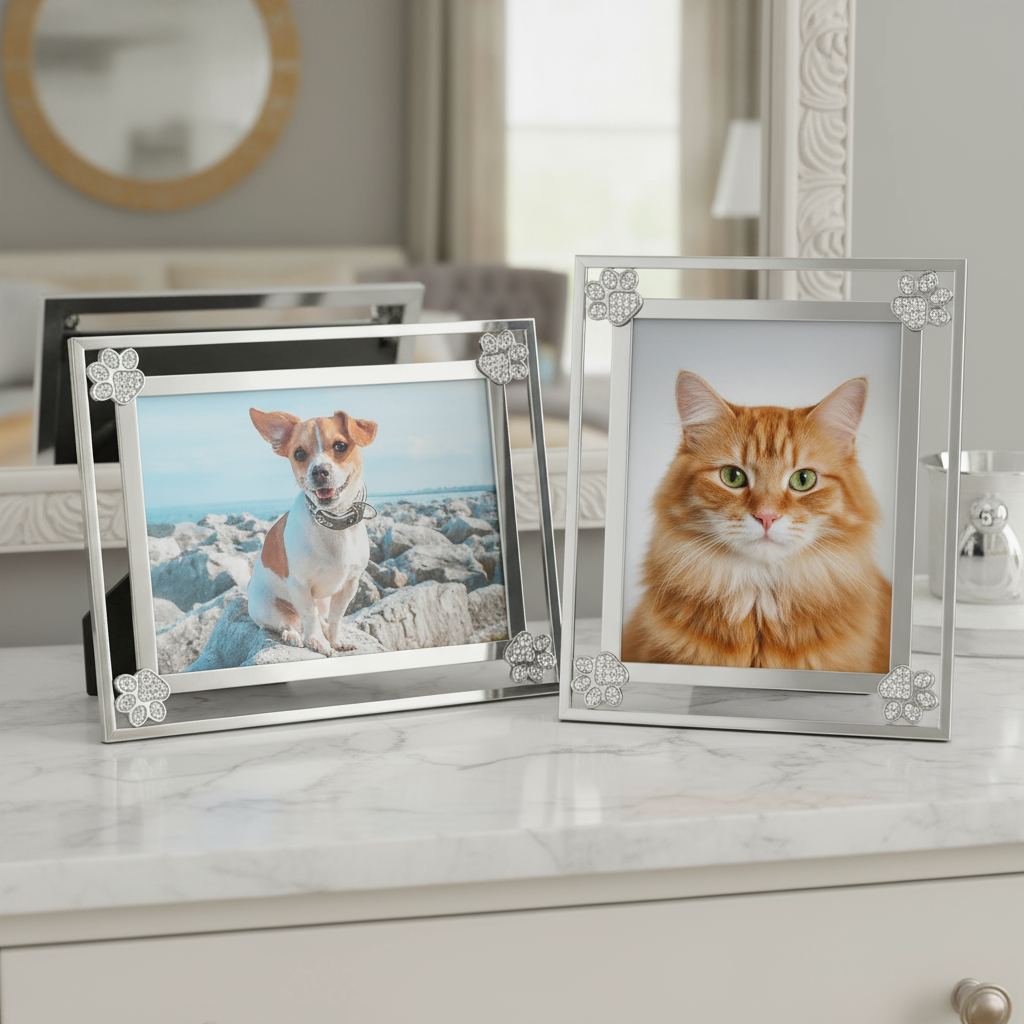 Paw Print Picture Frame