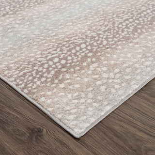 Pointblank Tan Leopard Print Rug – Stylish Animal Print Living Room Rug