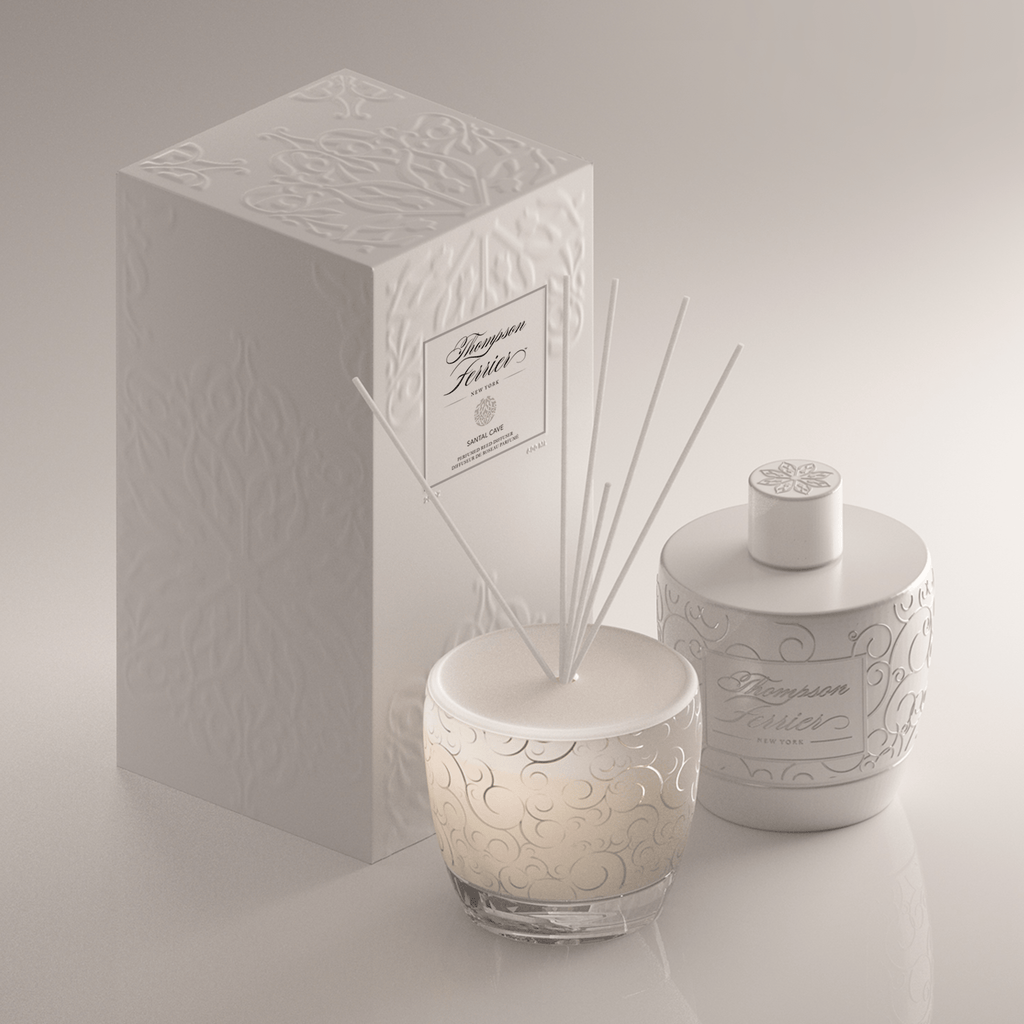 Santal Cave Reed Diffuser – Sandalwood Reed Diffuser for Relaxing Fragrance