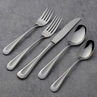 Oneida Satin Sand Dune 45-Piece Flatware Set, 18/0 stainless steel (view 2)