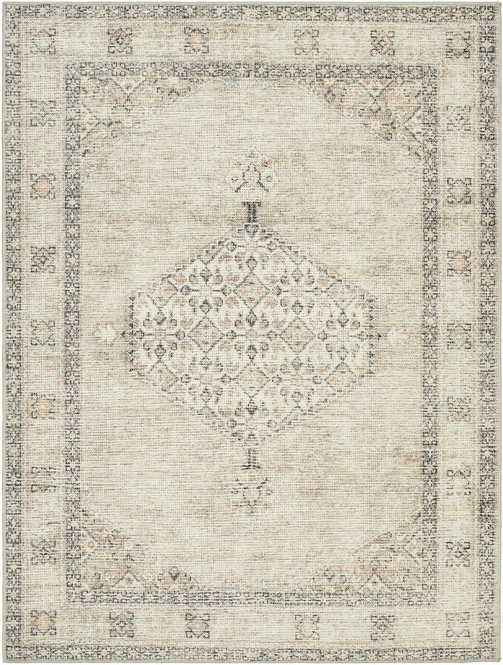 Lila Medallion Brown Livabliss x Becki Owens Rug – Elegant Patterned Area Carpet