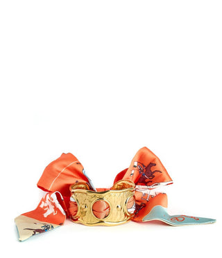Scalloped Scarf Cuff - Wren