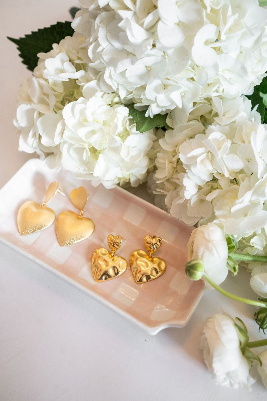 Scout 18K Gold Plated Brushed Heart Earrings