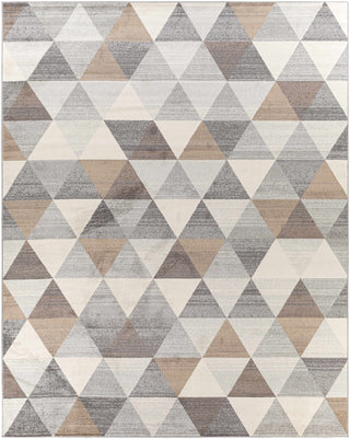 Sells Gray Brown Triangles Area Carpet – Modern Geometric Washable Rug