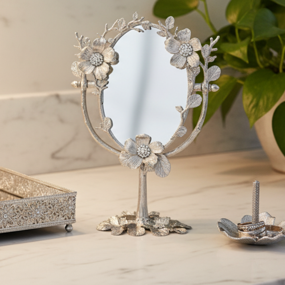 Botanica Magnified Standing Vanity Mirror