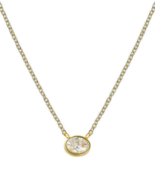 Small Oval Bezel Necklace