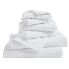 Grayson Cotton Diamond Waffle Weave Bath Towel Set