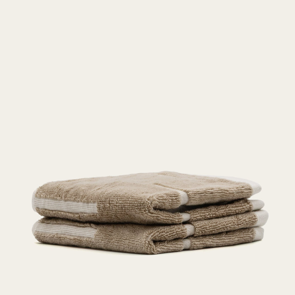 Sorrel Geometric Australian Cotton Towels