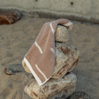 Sorrel Geometric Australian Cotton Towels
