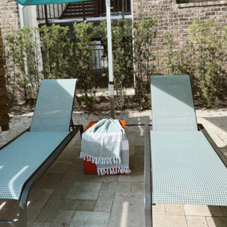 Haley Diamond Turkish Cotton Towel – Jacquard Diamond or Stripe Design (200 GSM)