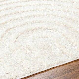 Arnel Cream Area Rug – Contemporary Light Neutral Floor Carpet