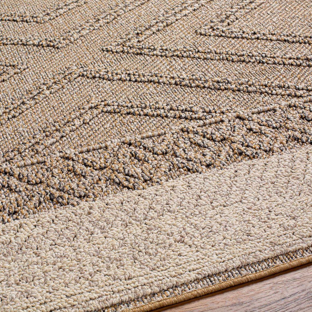Beige Areli Area Rug – Soft Neutral Washable Living Room Carpet