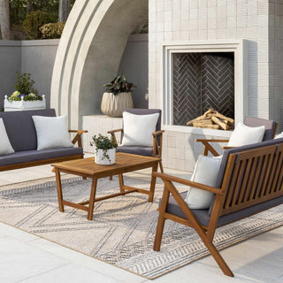 Beige Areli Area Rug – Soft Neutral Washable Living Room Carpet