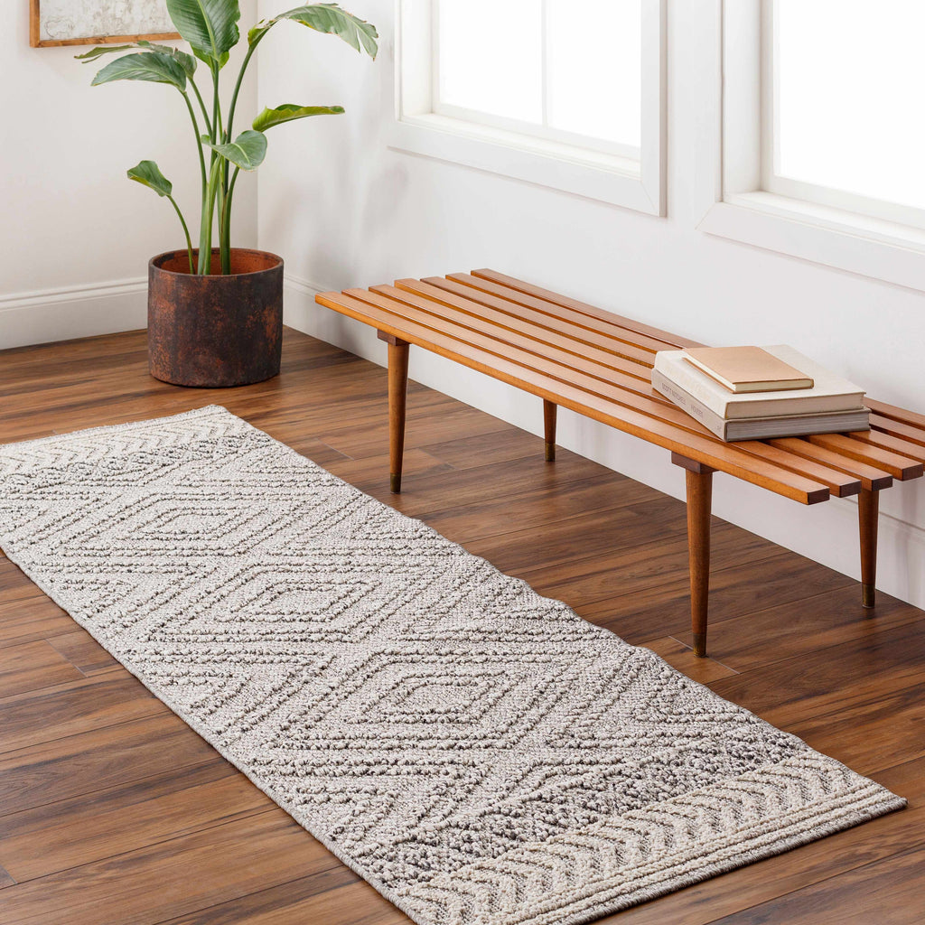 Beige Gray Areli Area Rug – Modern Neutral Washable Floor Carpet