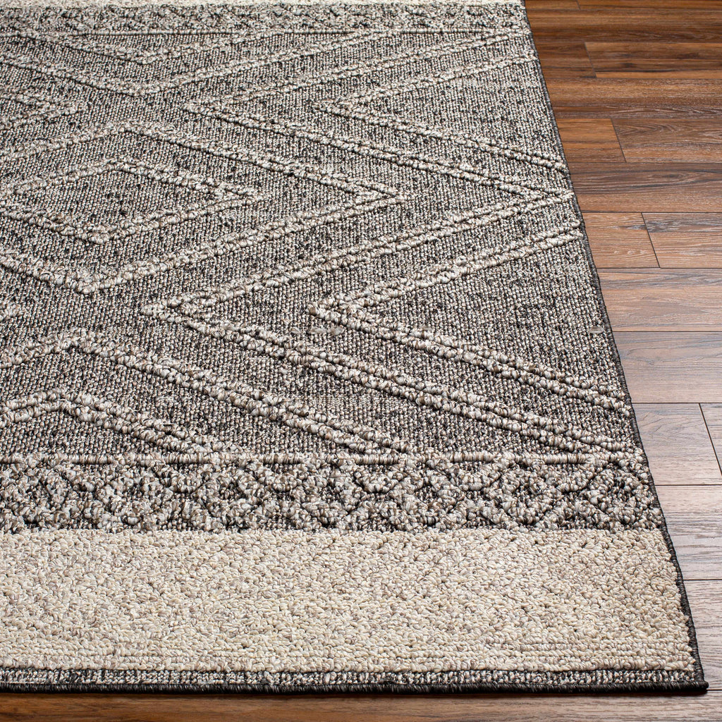 Areli Beige Brown Outdoor Rug – Soft Modern Washable Patio Carpet