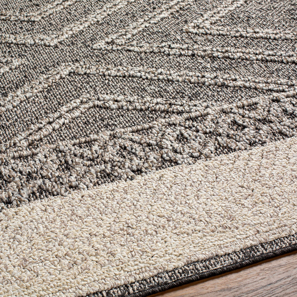 Areli Beige Brown Outdoor Rug – Soft Modern Washable Patio Carpet