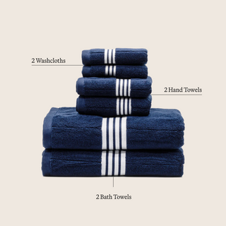 Nautilus Striped Australian Cotton Towels