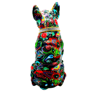Standing Flower French Bulldog with Necklace - 11