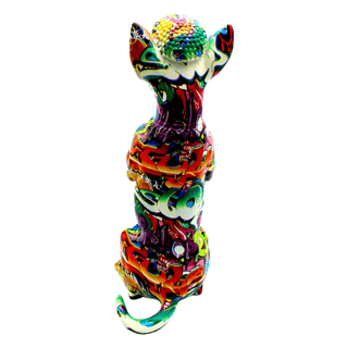 Street Art Chihuahua Standing On Legs Sculpture - 12