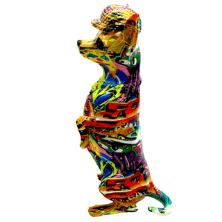 Street Art Chihuahua Standing On Legs Sculpture - 12
