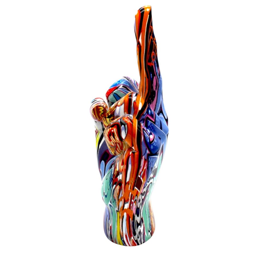 Street Art Middle Finger Tabletop Sculpture - 11