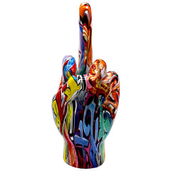 Street Art Middle Finger Tabletop Sculpture - 11