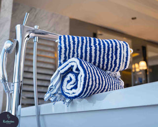 Striped Hand Towel | Organic Cotton Plush & Absorbent