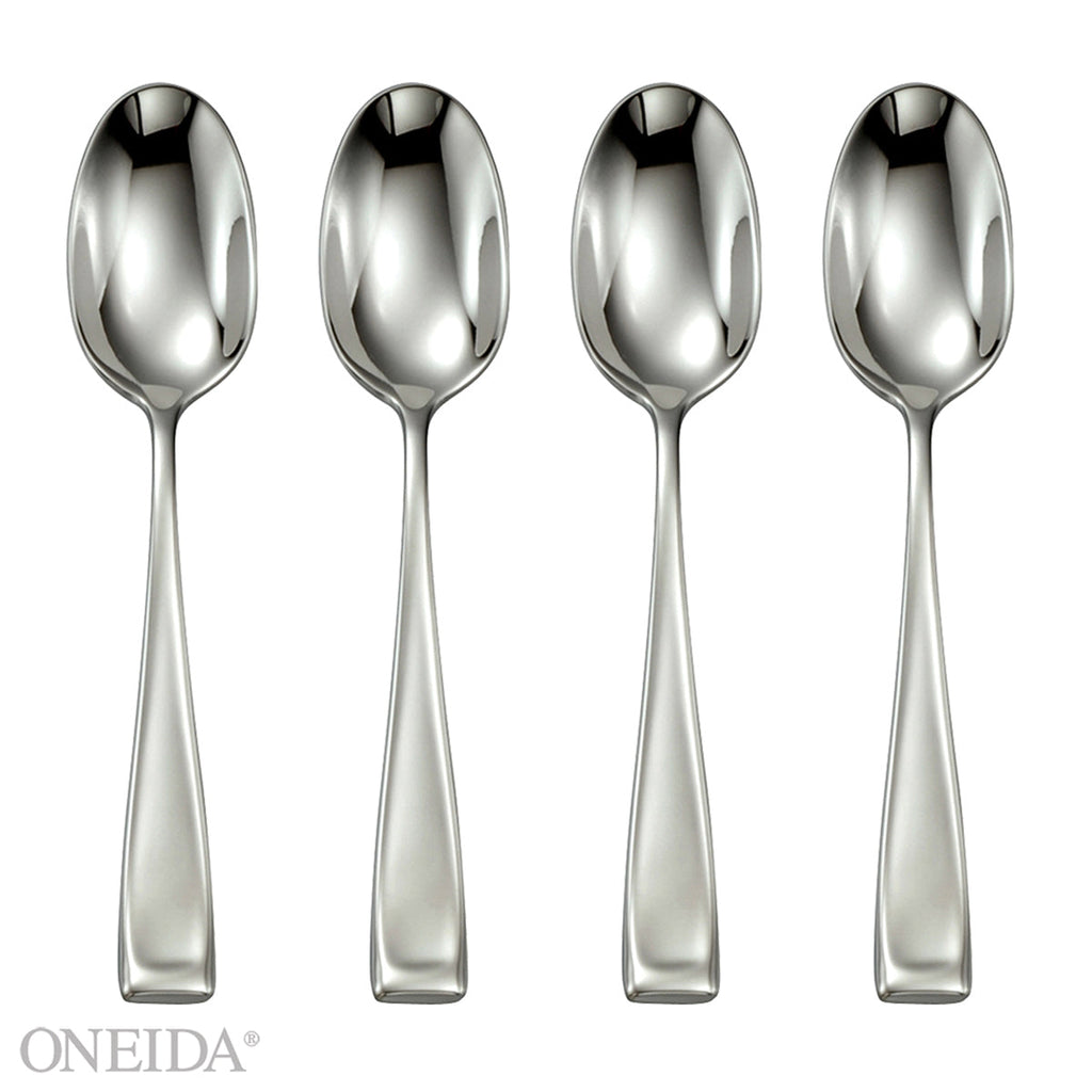 Oneida Moda Teaspoons, Set of 4, 18/10 stainless steel