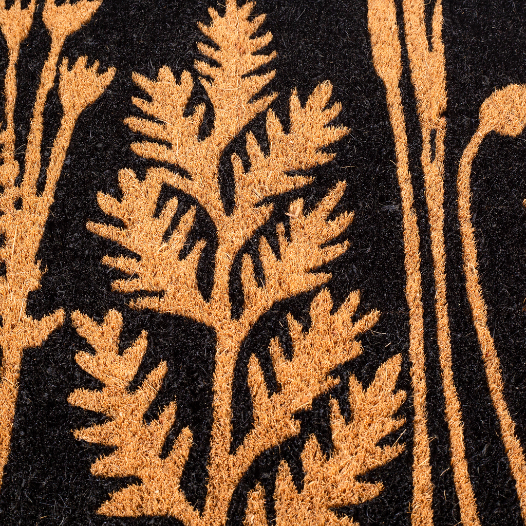 Tall Grass Botanical Natural Coir Doormat