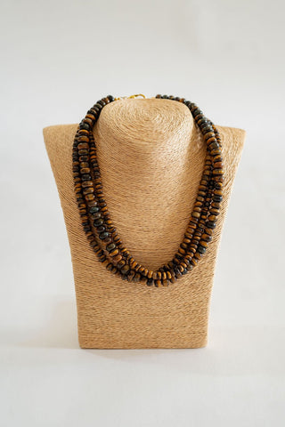 Tiger Eye Beaded Necklace