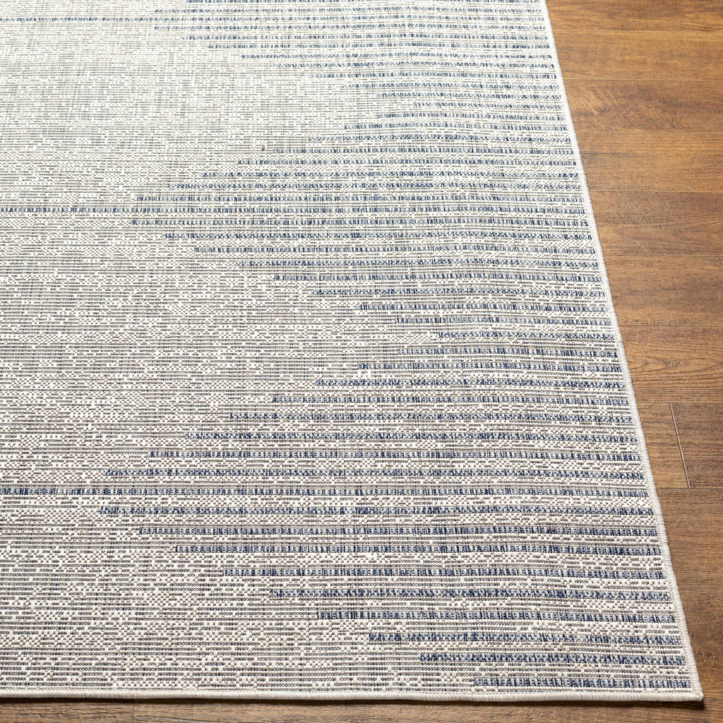 Stephan Gray Blue Outdoor Rug – Durable Weather-Resistant Patio Carpet