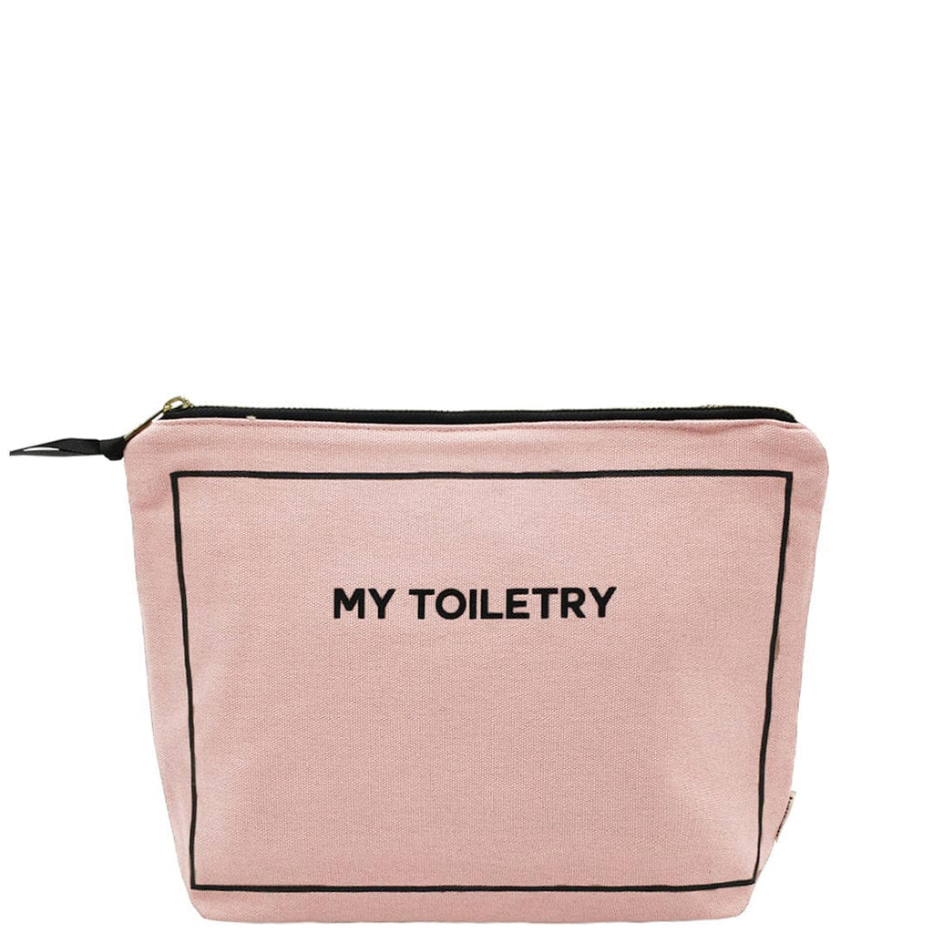Toiletry Pouch with Coated Lining – Pink/Blush