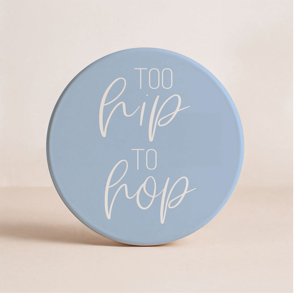 Easter & Spring Ceramic Coasters – Matte Finish Seasonal Collection (4