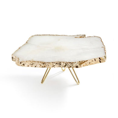 Torta Crystal & Gold Cake Stand - Anara Lifestyle