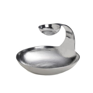 Towle Hammersmith Gooseneck Chip & Dip Server - Anara Lifestyle
