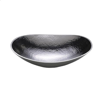 Towle Silversmiths Hammered Oval Bowl - Anara Lifestyle