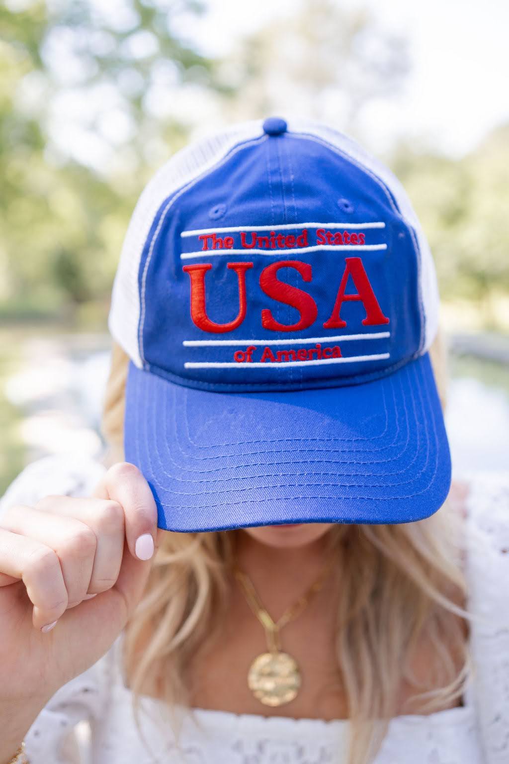 USA - The United States of America Trucker Hat - Baseball Hat