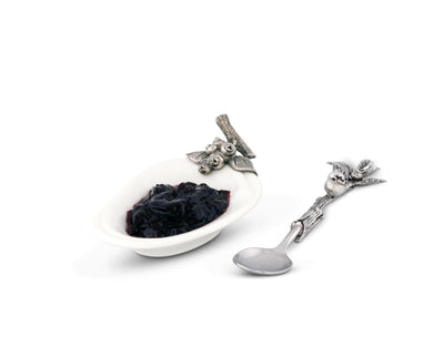 Blueberry Jam Server / Spoon Rest