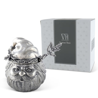 Santa Sugar Bowl | Hand-Painted Holiday Table Decor