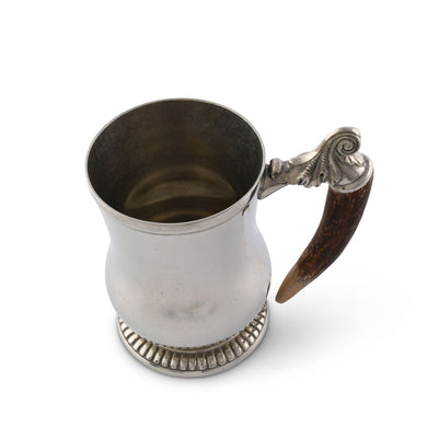 Curved English Mug - Antler Handle