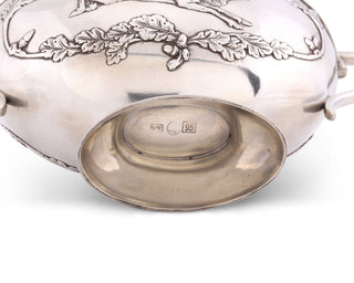 Noble Elk Pewter Gravy Boat