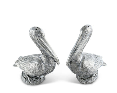 Pewter Pelicans Salt & Pepper Set